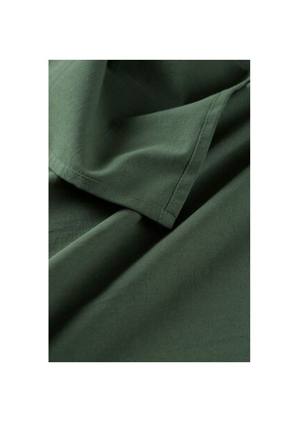 Premium | Keten Haki Masa Örtüsü 140 x 220 cm