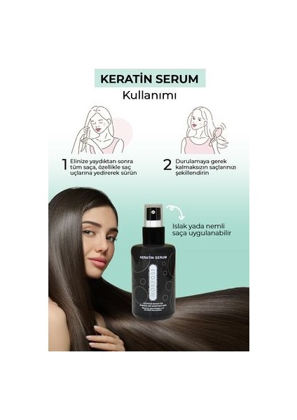 Keratin Özlü Saç Serumu Onarıcı ve Parlaklık Veren, 75 ml Etkili Saç Bakımı için İdeal Seçim modelleri