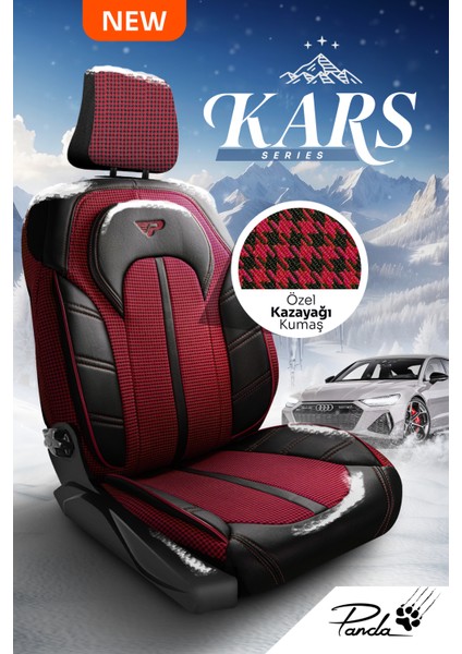 Panda Kars Serısı Kazayağı Kumaş Oto Koltuk Kılıfı - Tam Set fiyatları