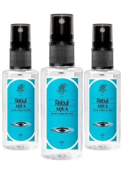 50 ml Aqua Kolonya 3'lü