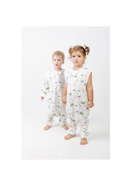 Bebek Uyku Tulumu %100 Doğal Pamuk Çift Kat Özel Kumaş Unisex 1.0 Tog