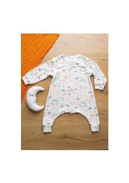 Bebek Uyku Tulumu %100 Doğal Pamuk Çift Kat Özel Kumaş Unisex 1.0 Tog