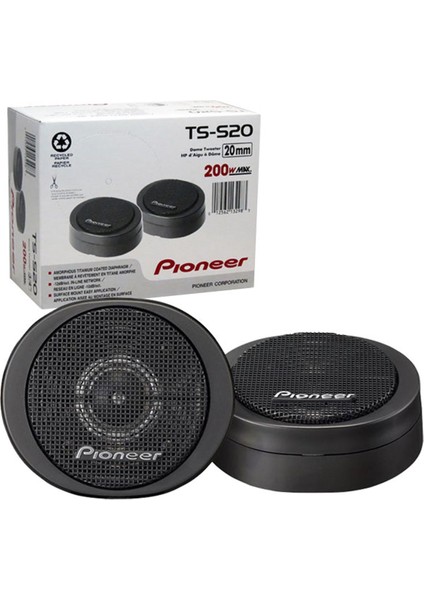 TS-S20 200 WATT DOME TWEETER