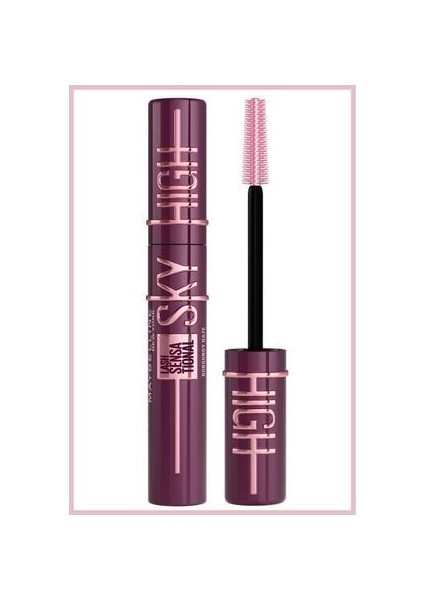 Lash Sensational Sky High Burgundy Haze Maskara - Mürdüm