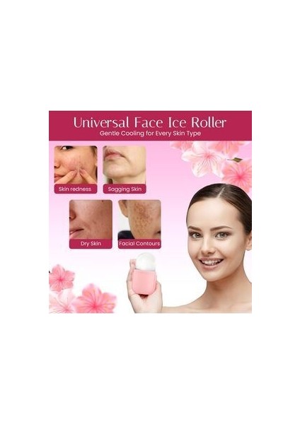 Contour İce Cube Yüz Masaj Buzu Gua Sha Ice Roller Soğuk Terapi Doğal Bakım ve Cilt Bakım Aleti