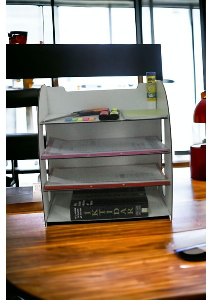Masa Düzenleyici Organizer Evrak Rafı Masaüstü Organizer Model 6