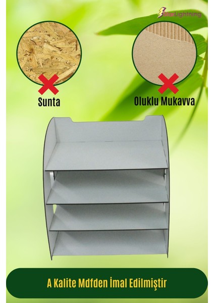 Masa Düzenleyici Organizer Evrak Rafı Masaüstü Organizer Model 6