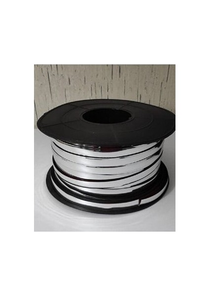 18 mm 3D Dekoratif Krom Şerit Çıta Panjur Şerit 5 Metre Bütün