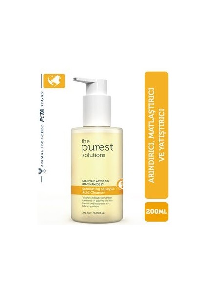 Exfoliating Salicylic Acid Cleanser 0,5 % Salicylic Acid, 1% Niacinamide