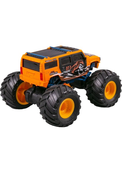 1:18 Rc Uzaktan Kumandalı Araba Off Road Araba Bigfoot Monster Car Turuncu