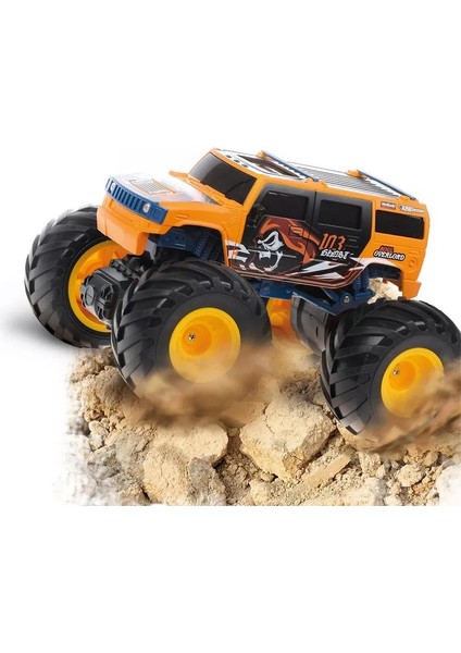 1:18 Rc Uzaktan Kumandalı Araba Off Road Araba Bigfoot Monster Car Turuncu