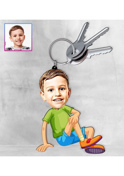 Kişiye Özel Karikatür Tasarım Anahtarlık 97331