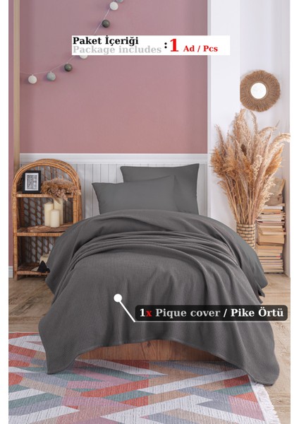 Ecocel Pike Örtü Junior 140X230CM Karde Antrasit