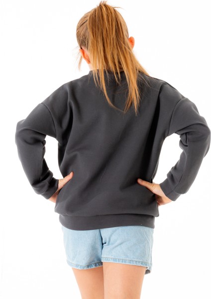 – Universe Kol Baskılı, %100 Pamuk Interlok, Bisiklet Yaka Çocuk Sweatshirt fiyatları