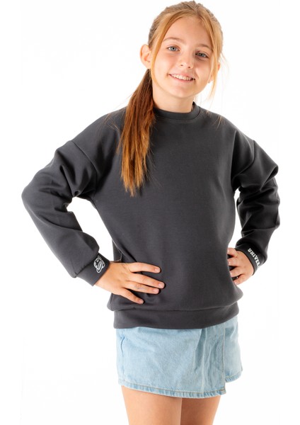 – Universe Kol Baskılı, %100 Pamuk Interlok, Bisiklet Yaka Çocuk Sweatshirt modelleri