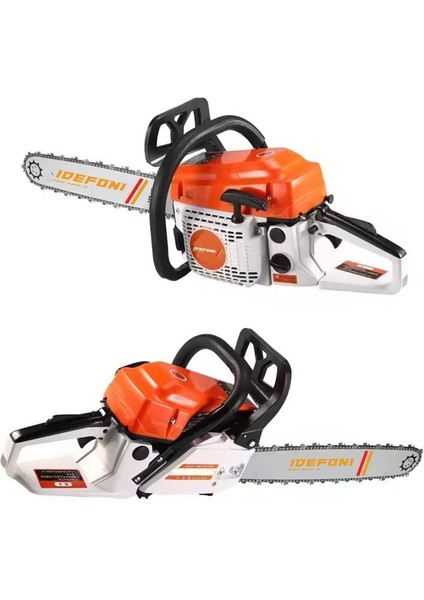 Benzinli Testere 13 Hp Çift Egzozlu 62CC Ağaç Odun Kesme Makinesi Motorlu Testere Orman Motoru Bıçkı