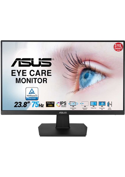 23.8" VA24EHE 1920x1080 HDMI 75Hz Siyah Monitör