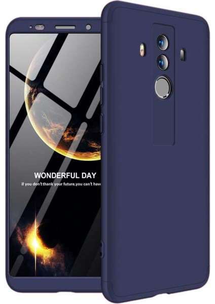 Byars Bilişim Byars-Huawei Mate 10 Pro Için Kılıf Double Dip 360 Protective Lacivert [mate 10 Pro ile Uyumlu Kılıf - Lacivert] Byarsbilişim