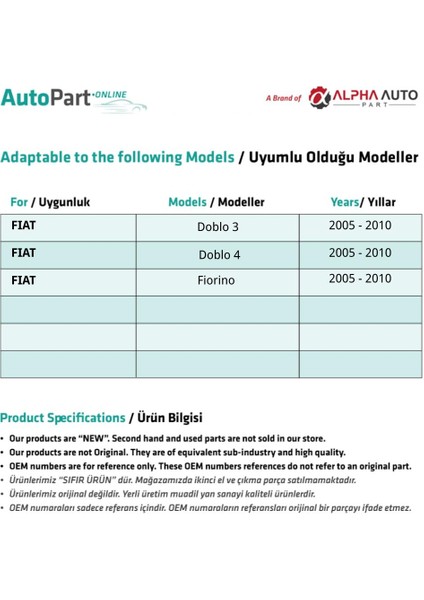 Fiat Doblo 3,doblo 4,fiorino Için Vites Alt Çanağı