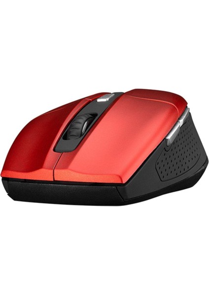 Byars-Usb Kırmızı 800-1200-1600DPI Süper Sessiz Kablosuz Mouse Modern Tasarım 826334 Byarsbilişim