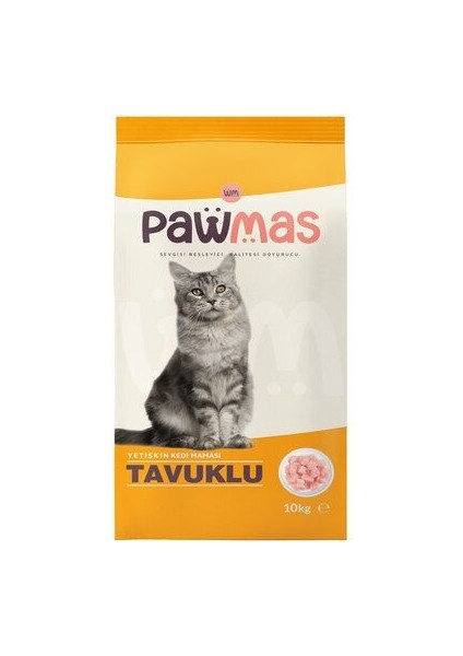 Tavuklu Yetişkin Kedi Maması 10 kg