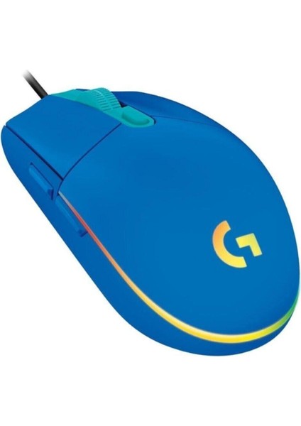 BYARS-G203 Lightsync Kablolu Oyuncu Mouse Mavi Yeni Model 542167 Sphere 917250 Byarsbilişim