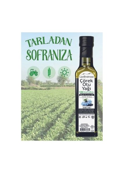 Çörekotu Yağı 250ML - Çörek Otu Yağı 250 ml -%100 Saf ve Doğal Soğuk Sıkım