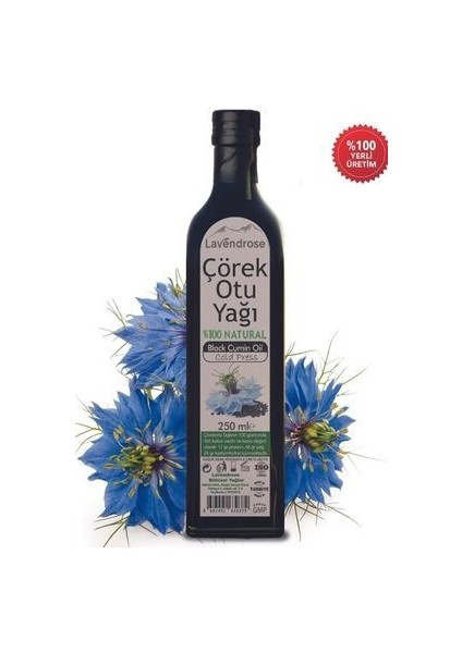 Çörekotu Yağı 250ML - Çörek Otu Yağı 250 ml -%100 Saf ve Doğal Soğuk Sıkım