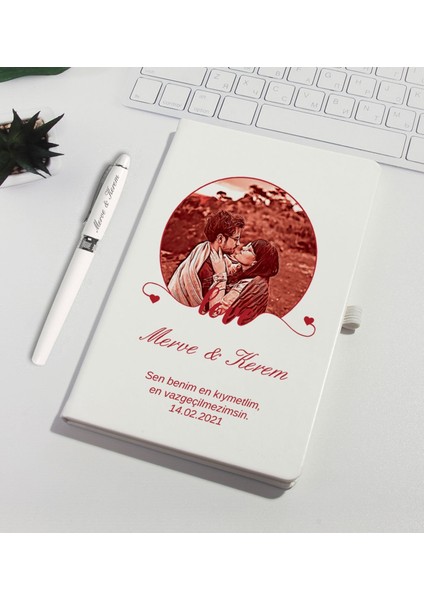 Kişiye Özel Fotoğraflı Defter Kalem Seti 93197