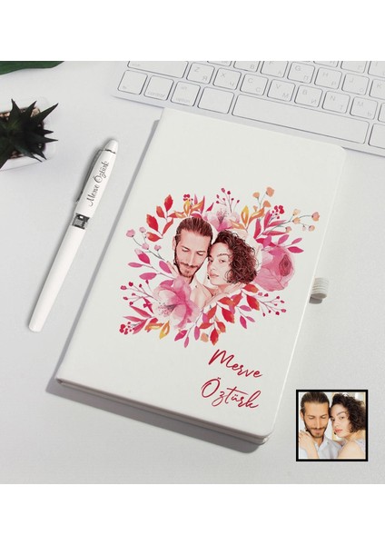 Kişiye Özel Fotoğraflı Defter Kalem Seti 93140
