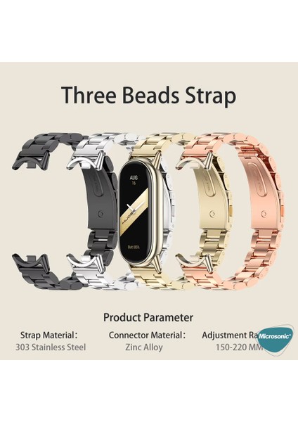 Xiaomi Mi Band 9 Metal Stainless Steel Kordon Siyah indirimleri