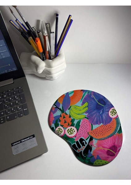 Byars-Hawaii Baskılı Bilek Destekli Mouse Pad - Dünya Serisi Byarsbilişim