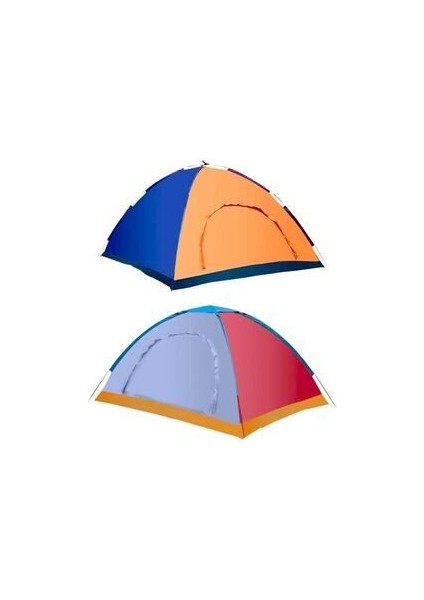 Otomatik Kurulumlu Kamp Çadırı 3 Kişilik (200X150X110)