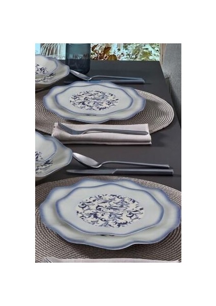 Güral Nesrin 24 Prç Porselen Yemek Takımı 3214 GBSNES24Y4R3214