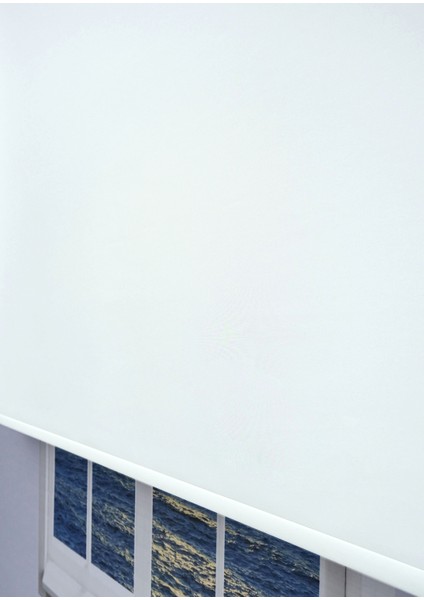 Stor Zebra Güneşlik Perde - (EKRU/AÇIK KREM) - Mat Kalın Kumaş - DÜZ/ETEKSİZ - Alüminyum Kasa&Boru