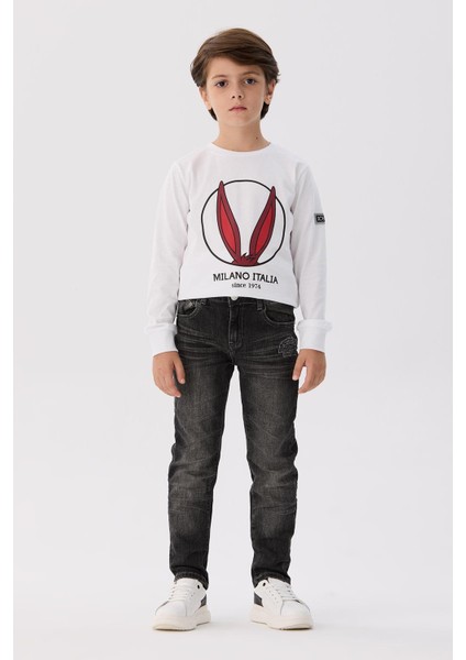 Bg Store Erkek Çocuk Gri Pantolon