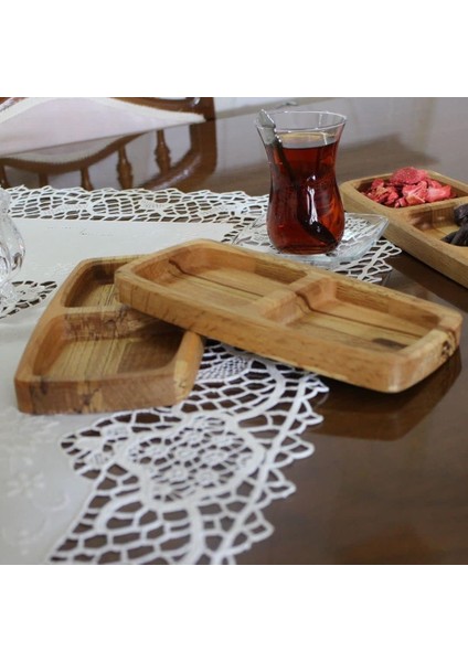 Byars-Çerezlik Masif Kayın Iki Gözlü Set (2 Adet) (Naturel) Byarsbilişim