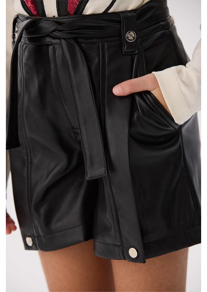 Bg Store Kız Çocuk Siyah Şort modelleri