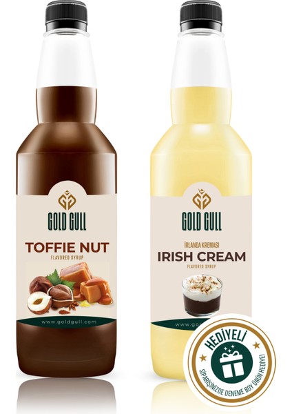Toffee-Nut & Irish Cream Aromalı Kahve & Meyve Şurubu 2 x 700 ml