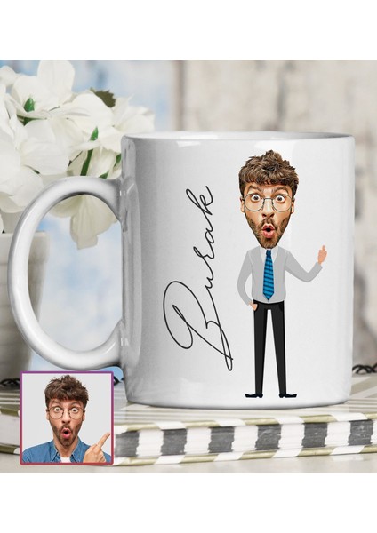 Kişiye Özel Karikatür Tasarım Kupa Bardak 95685