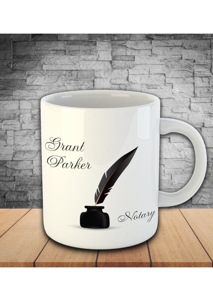 Kişiye Özel Isimli Ingilizce Noter Kupa Bardak 81800