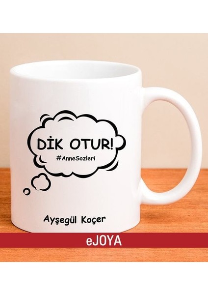 Kişiye Özel Dik Otur Kupa Bardak 80097