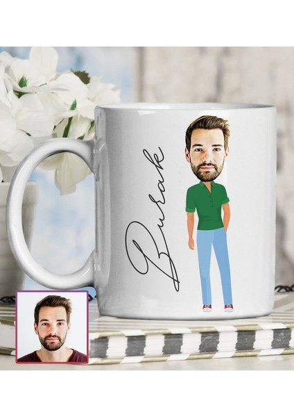 Kişiye Özel Karikatür Tasarım Kupa Bardak 95666