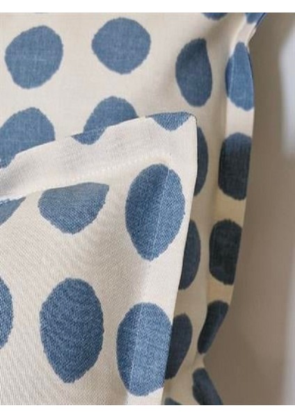 Büyük Puantiyeli Duck Keten Kırlent fiyatları