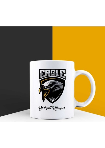 Kişiye Özel Kartal Temalı Kupa Bardak 85719