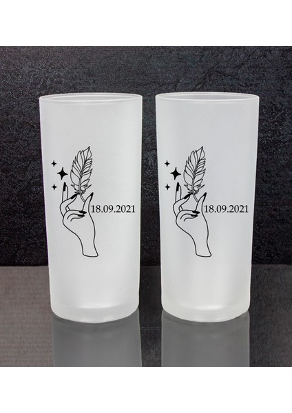 Kişiye Özel 2'li Rakı Bardağı 111444