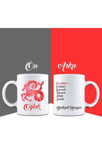 Kişiye Özel Oğlak Burcu Kupa Bardak 85934