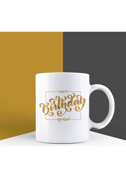 Kişiye Özel Happy Birthday Kupa Bardak 85733