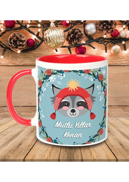 Kişiye Özel Mutlu Yıllar Temalı Kupa Bardak 81021