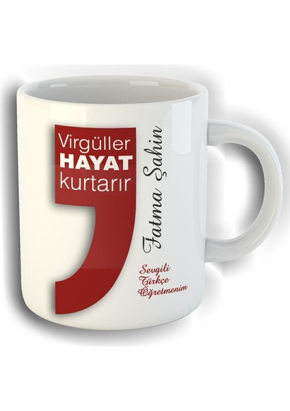 Kişiye Özel Türkçe Öğretmenleri Için Kupa Bardak 80786